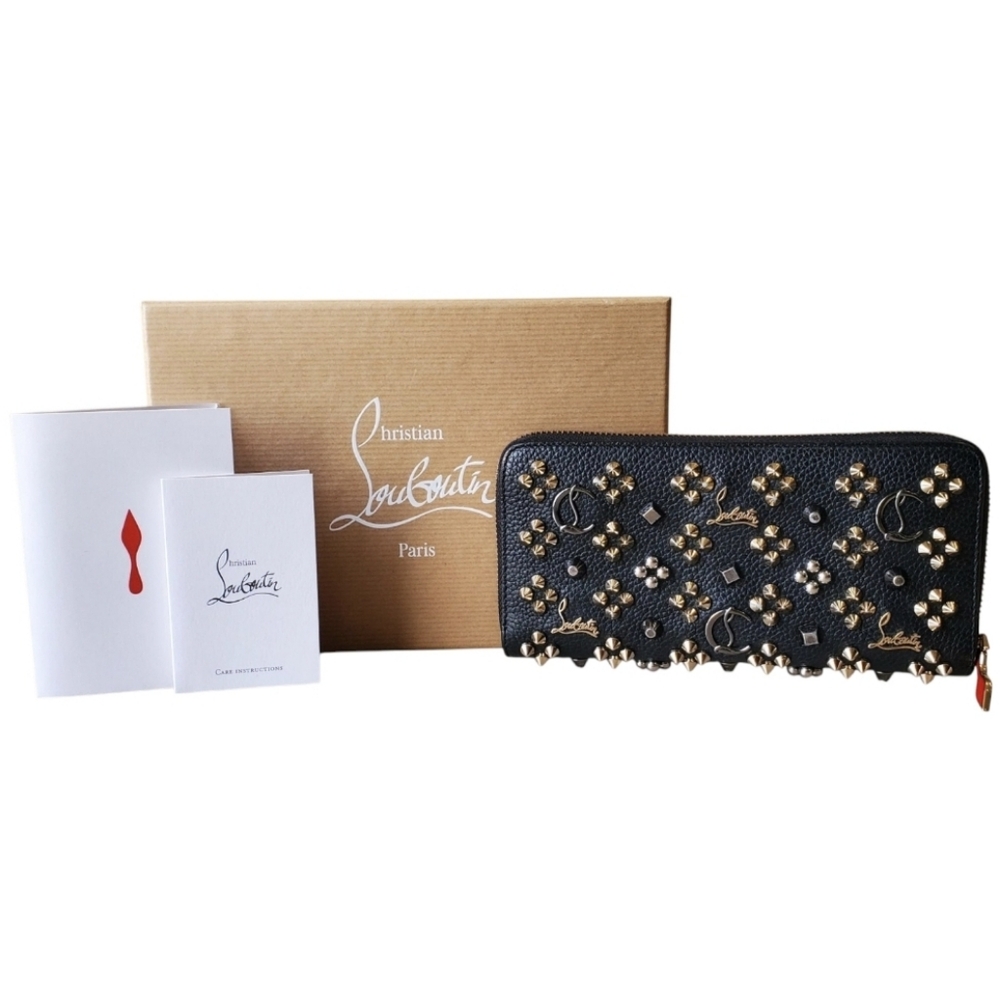 CHRISTIAN LOUBOUTIN Panettone Wallet with Loubinthesky Multimetal Spikes
